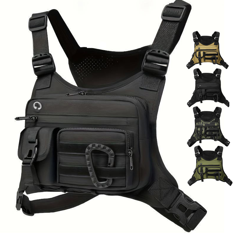 Cycling Gear Vest - Outdoor Sports Chest Bag Vest Men