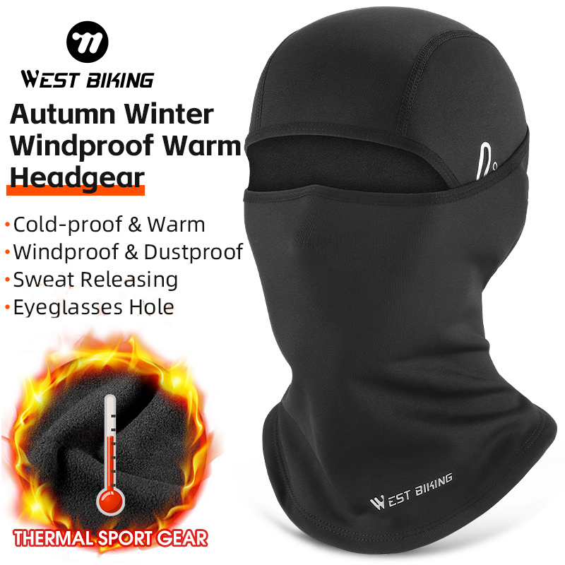 Cycling Gear Pas - WEST BIKING Winter Warm Tactical Balaclava