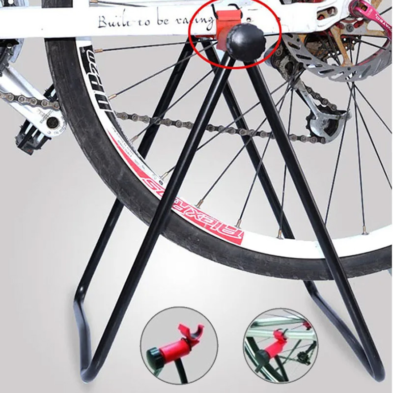 Bicycle Kickstand - Bicycle Bike Display Triple Wheel Hub