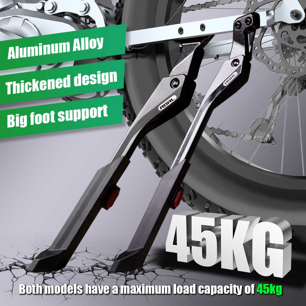 Bicycle Kickstand - RBRL Bicycle Kickstand Adjustable MTB Bike