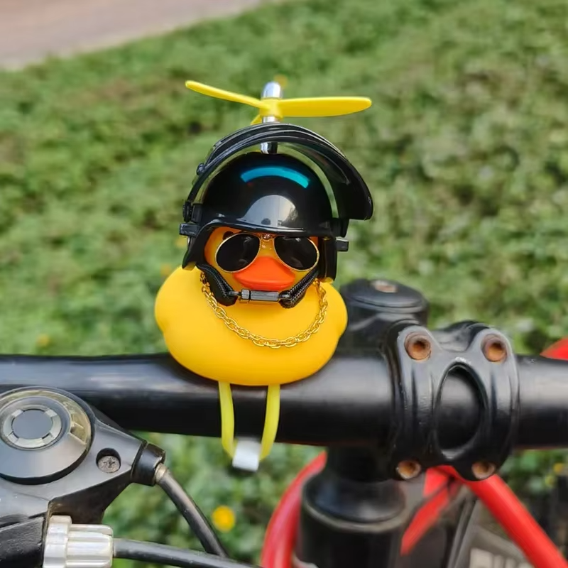 Yellow Cycling Gear - Cute Rubber Duck Bicycle Handlebar Bike