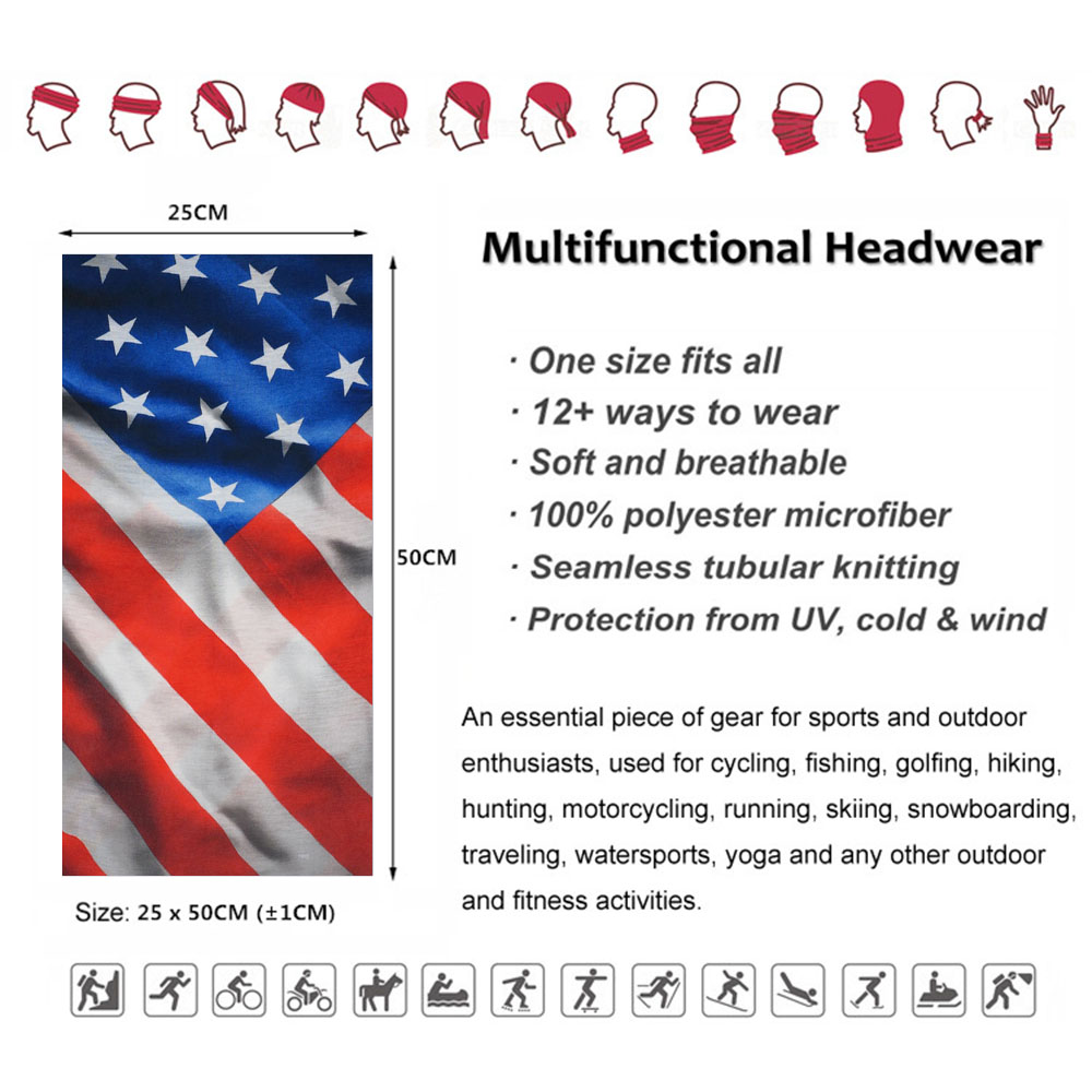 USA Flag Pattern Sun Protectiv – Cycling Gear Pas Bewertung und Preis