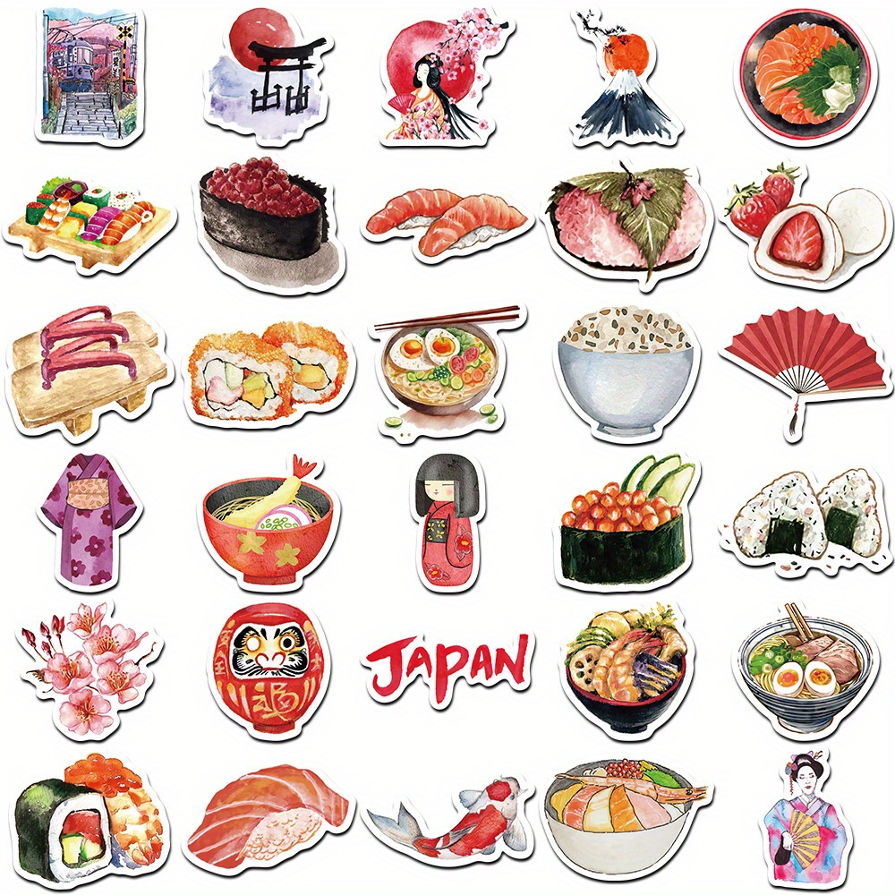 64pcs Watercolor Japan Travel  – Cycling Gear Japan Bewertung und Preis