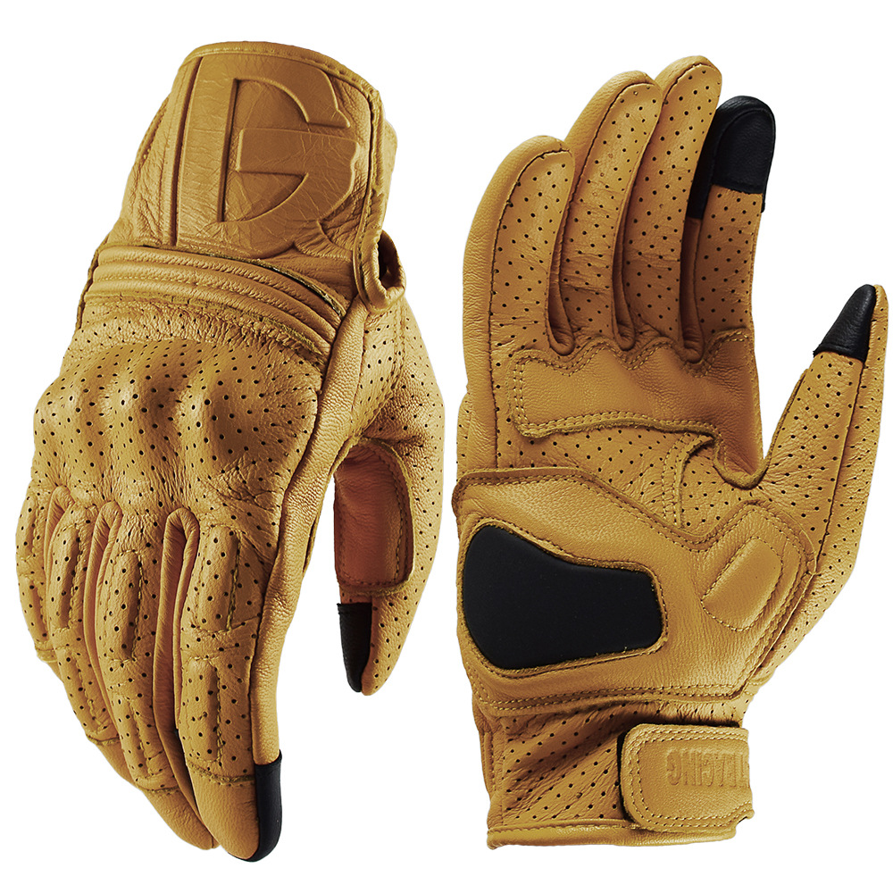 Vintage Motorcycle Leather Glo – Yellow Cycling Gear Bewertung und Preis