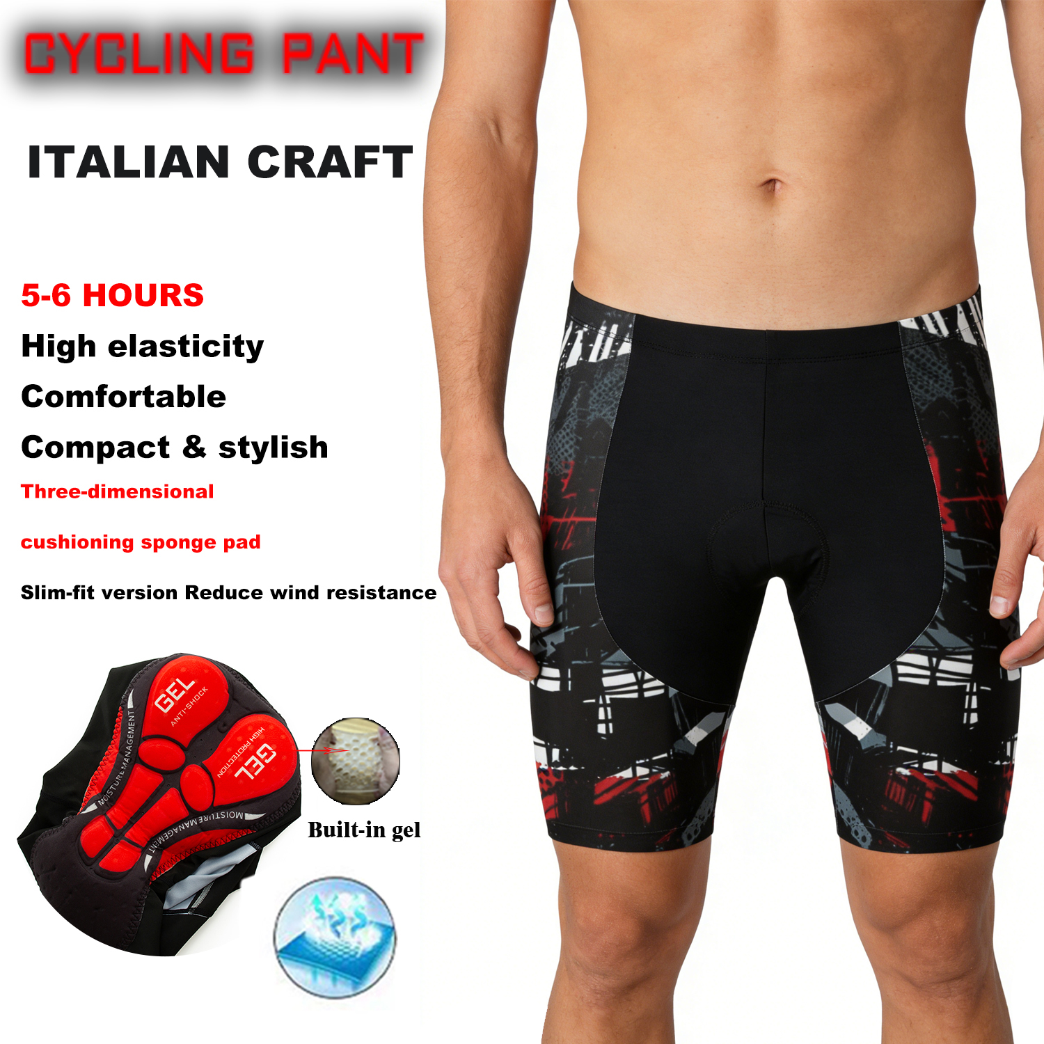 Men’s Breathable Cycling Bib S – Padded Cycling Shorts Bewertung und Preis