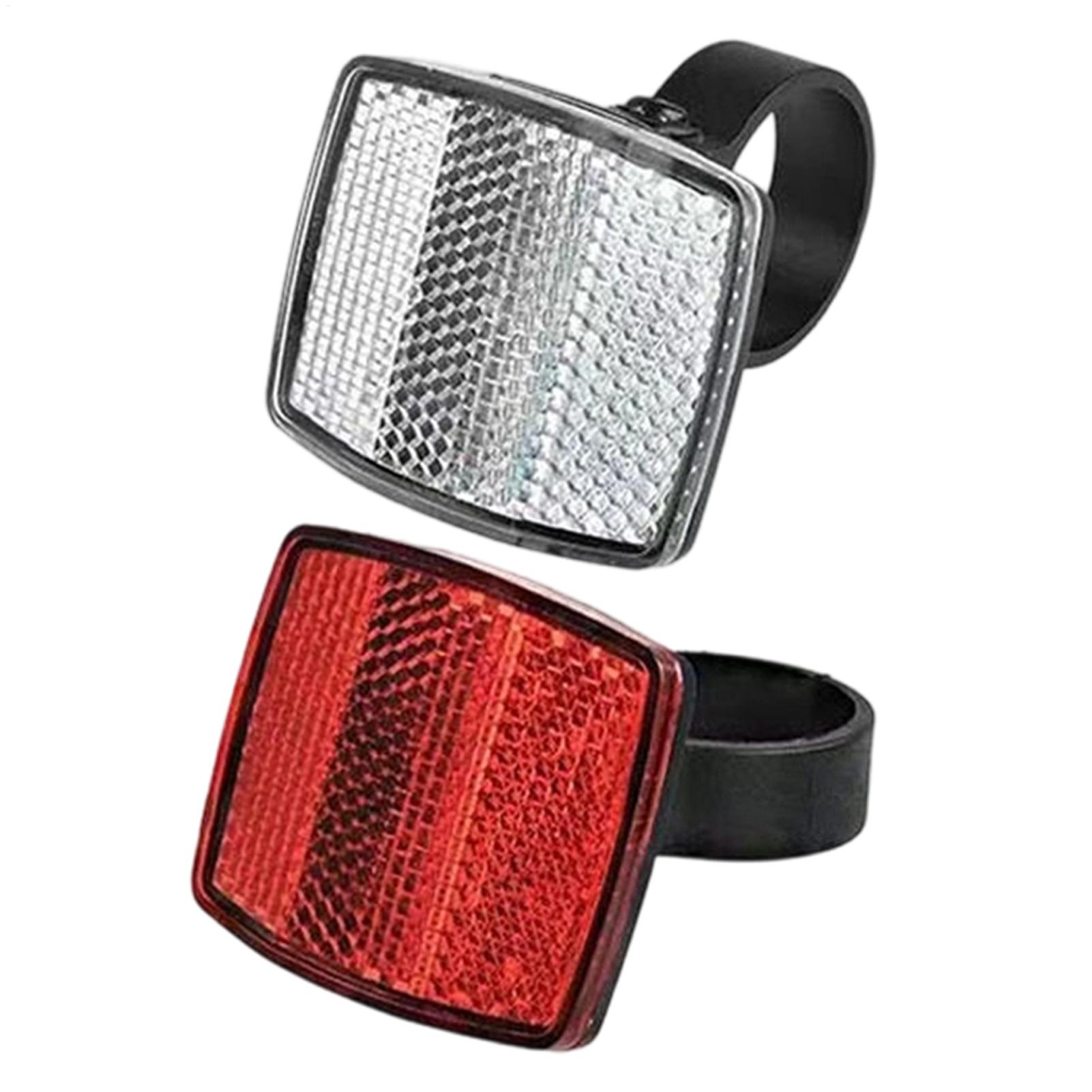 2 Pcs Bike Front Rear Reflecto – Cycling Gear For Commuting Bewertung und Preis