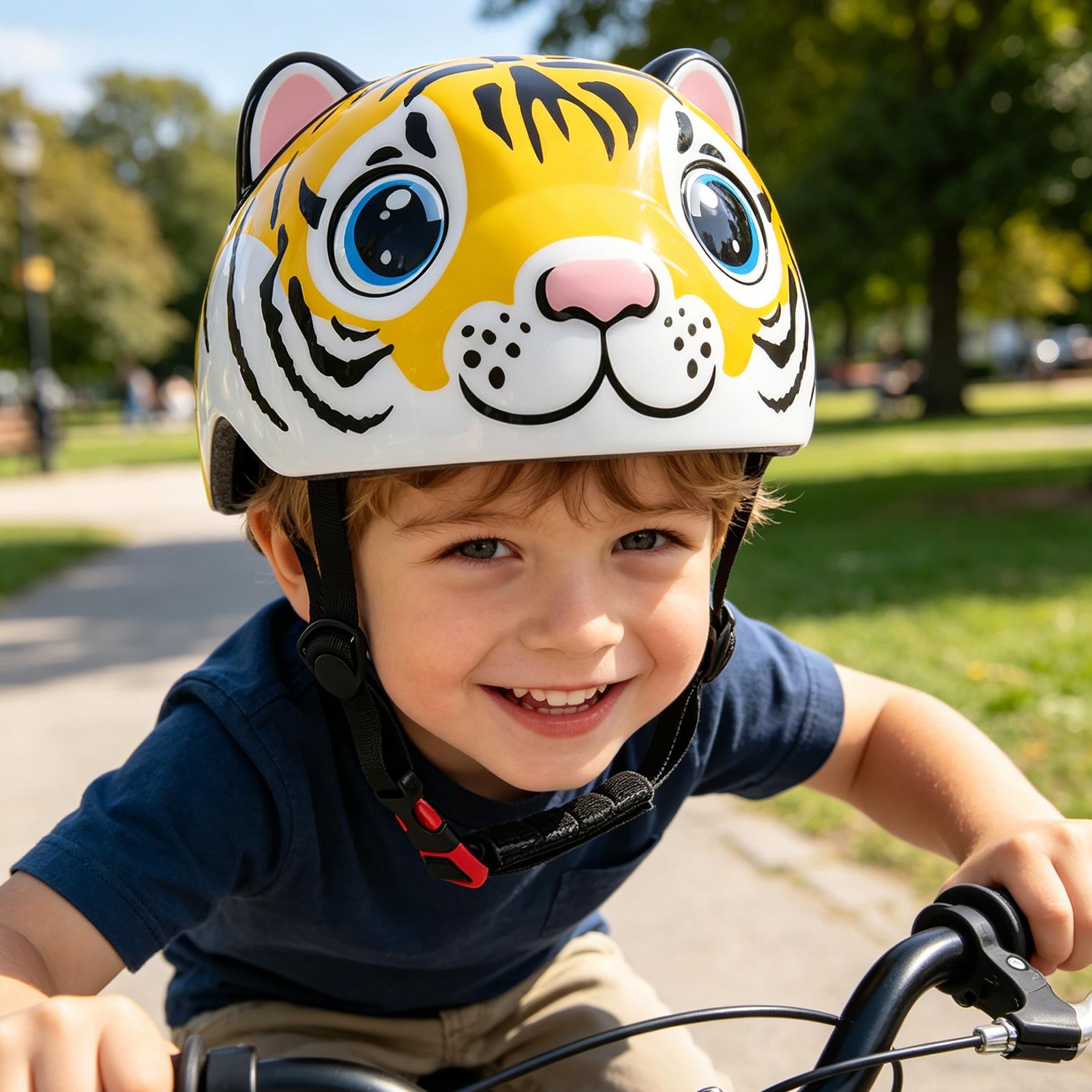 Child Bike Helmet Tiger Patter – Cycling Gear For Commuting Bewertung und Preis