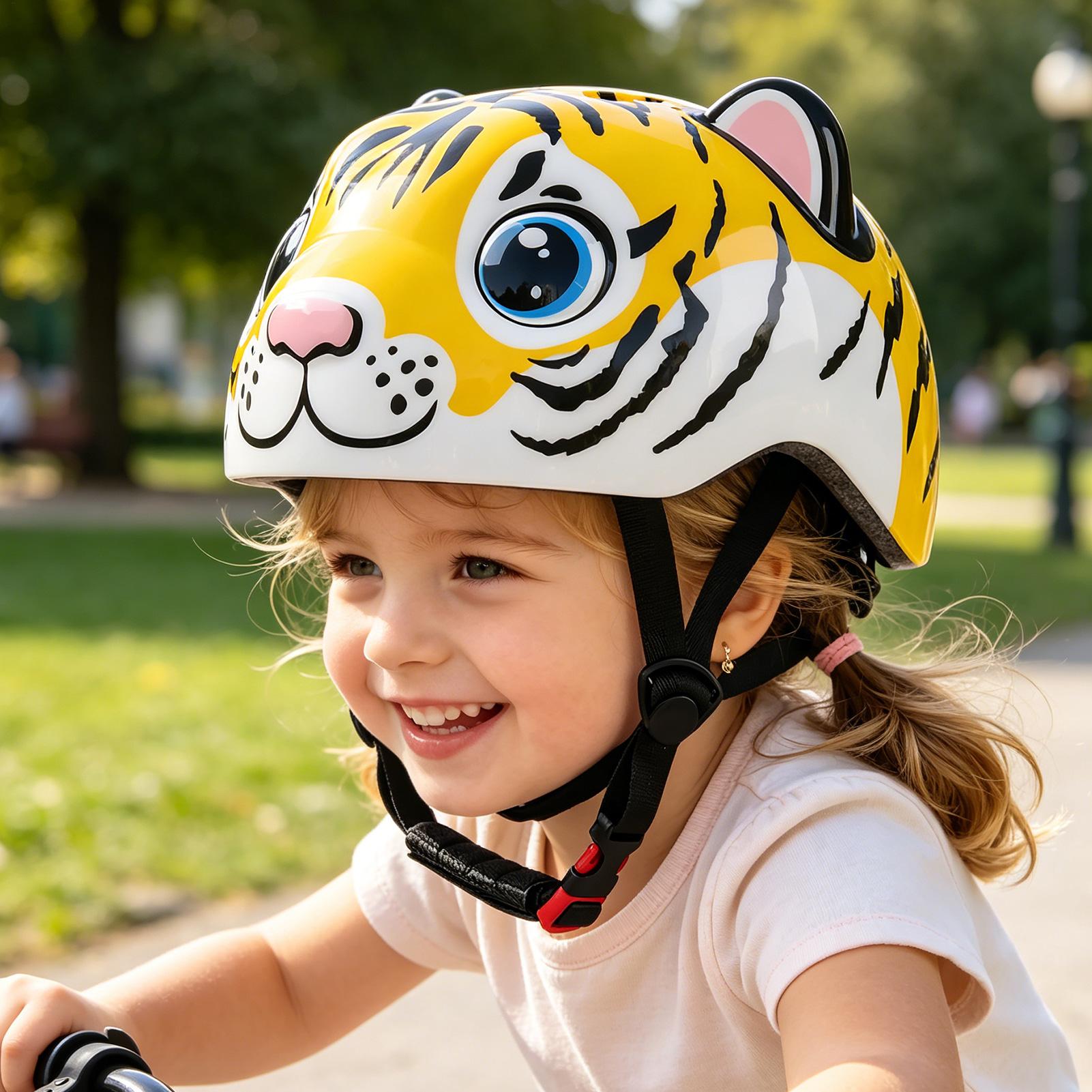 Child Bike Helmet Tiger Patter – Cycling Gear For Commuting Bewertung und Preis
