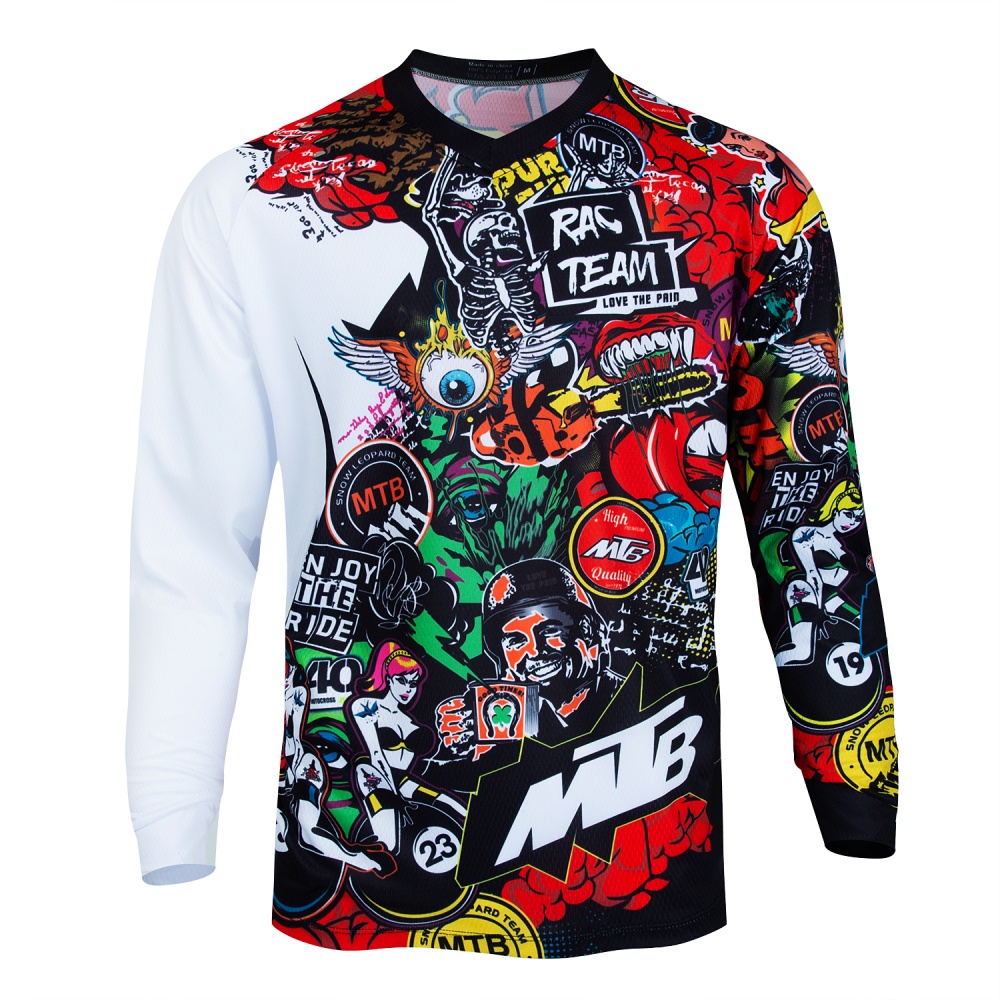 MTB Mountain Bike Long-Sleeve  – Cycling Gear Jersey Bewertung und Preis