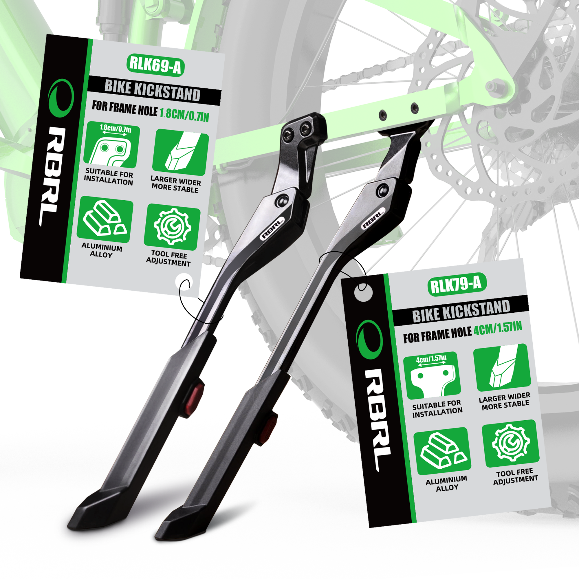 RBRL Bicycle Kickstand Adjusta – Bicycle Kickstand Bewertung und Preis