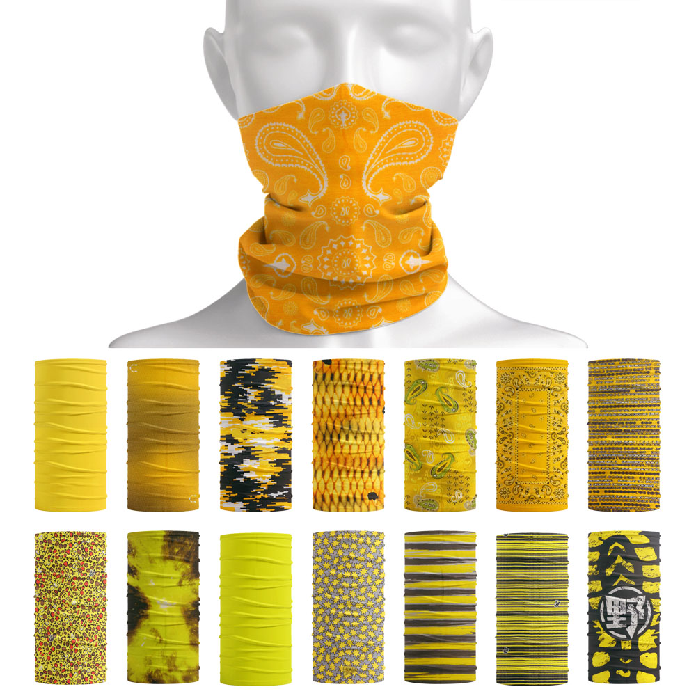Bright Color Tube Neckchief Wo – Yellow Cycling Gear Bewertung und Preis