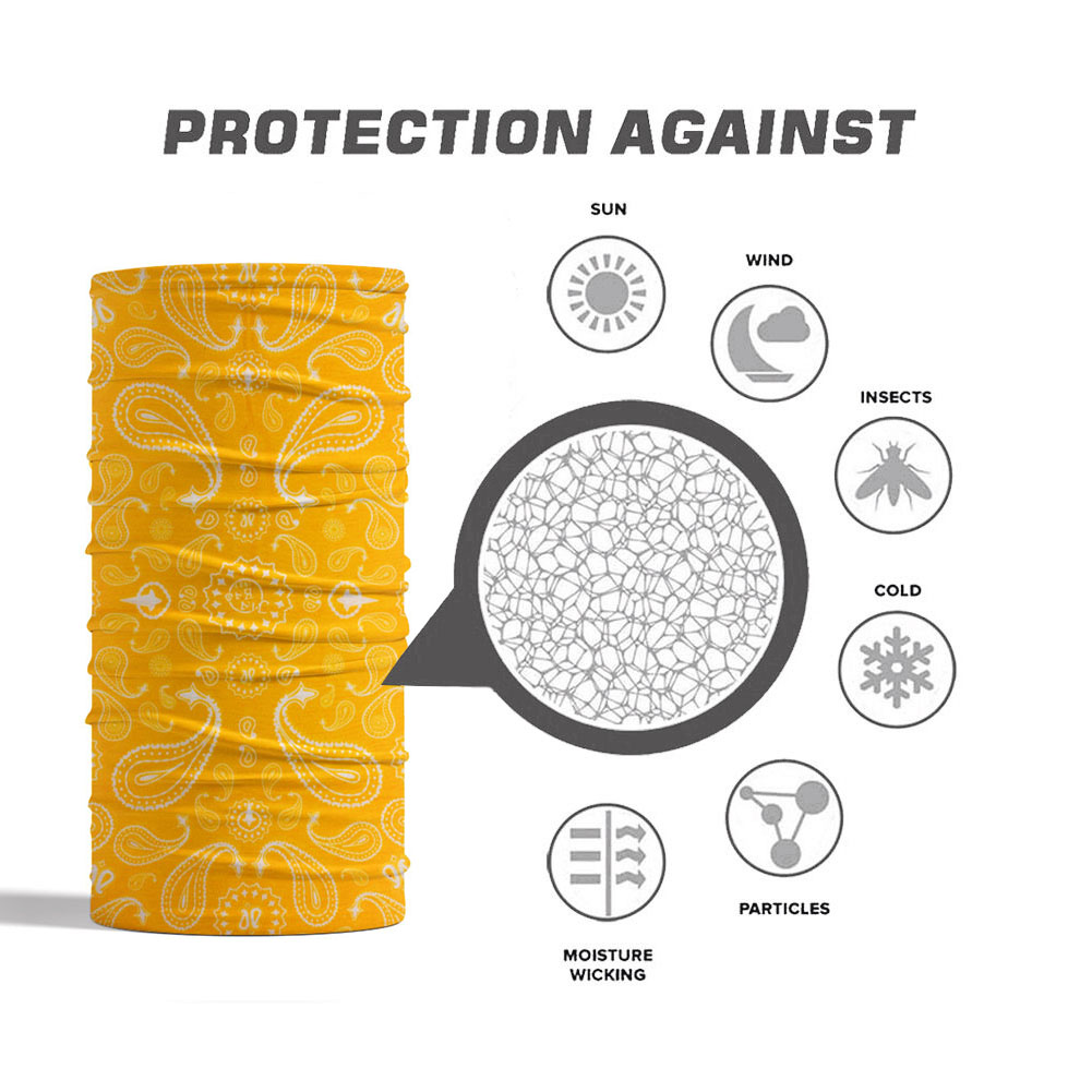 Bright Color Tube Neckchief Wo – Yellow Cycling Gear Bewertung und Preis