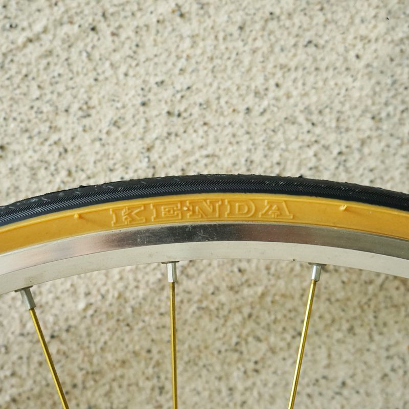 Retro Bicycle Tires 700C Road  – Yellow Cycling Gear Bewertung und Preis