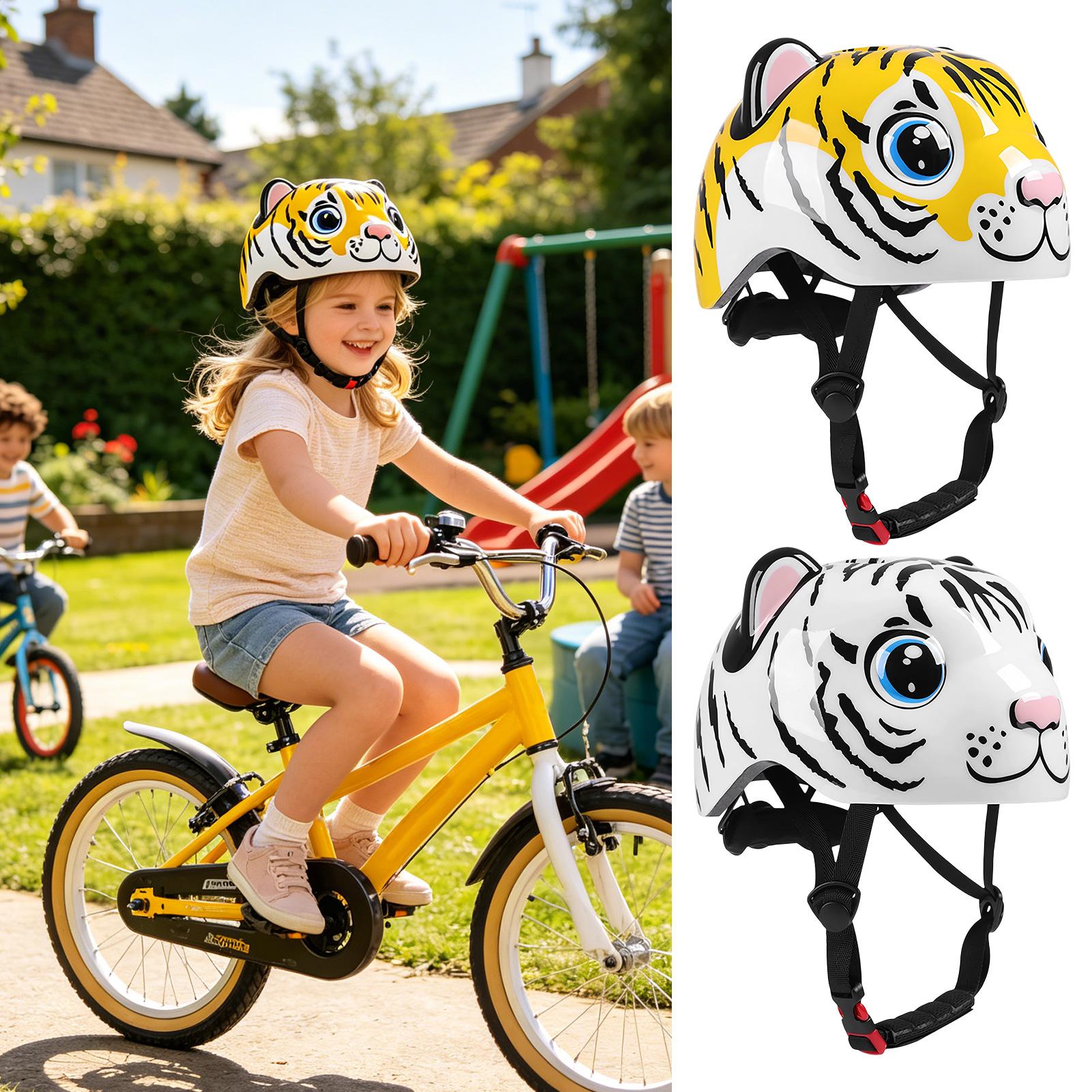 Kids Helmet Tiger Pattern Adju – Cycling Gear For Commuting Bewertung und Preis