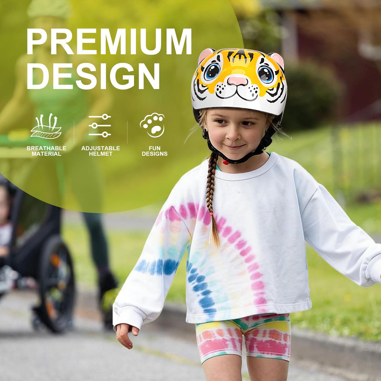 Kids Helmet Tiger Pattern Adju – Cycling Gear For Commuting Bewertung und Preis