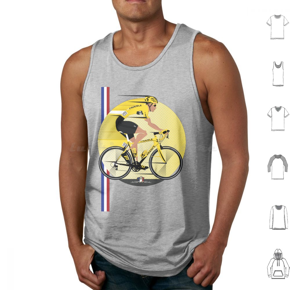 France Yellow Jersey Tank Tops – Yellow Cycling Gear Bewertung und Preis