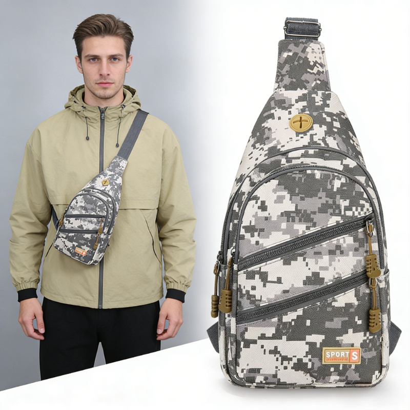 Men Tactical Sling Bag Earphon – Cycling Gear Tote Bewertung und Preis