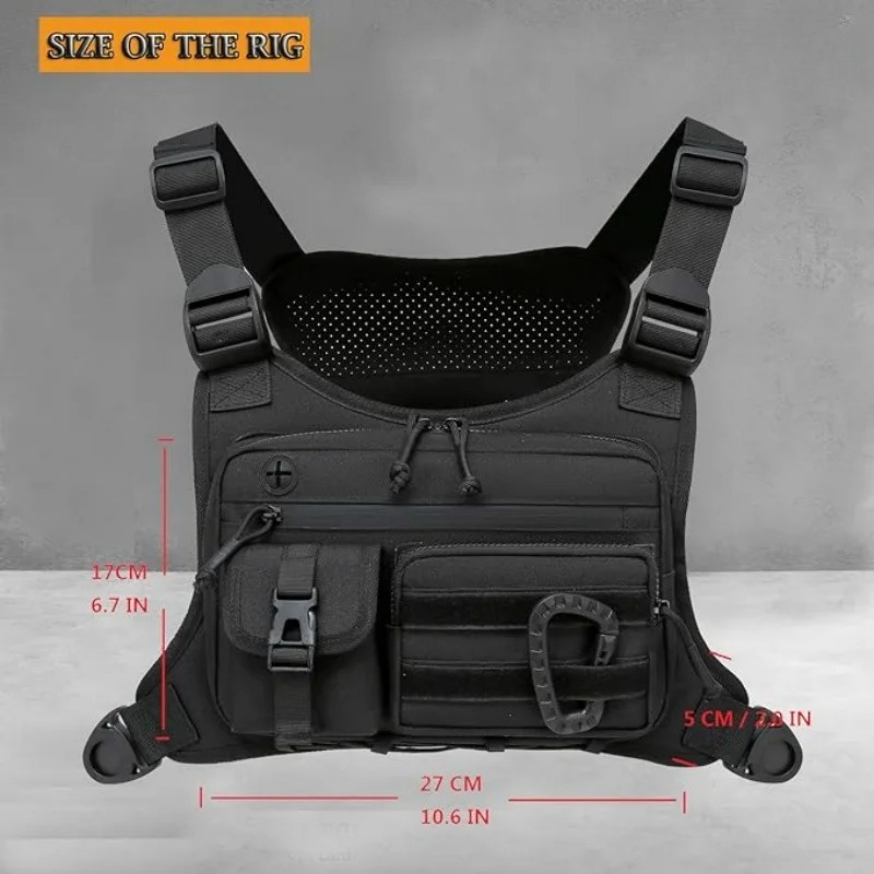 Men's Tactical Chest Vest Bag  – Cycling Gear Vest Bewertung und Preis