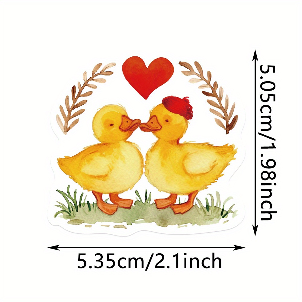 50PCS Yellow Duck Decals Graff – Yellow Cycling Gear Bewertung und Preis